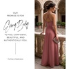 image:imageDavids Bridal Bridesmaid Dresses  The Edit by DB Studio Satin Empire Waist Ball Gown for Women in FullLengthChianti