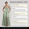 image:imageDavids Bridal Bridesmaid Dresses  The Edit by DB Studio Satin Empire Waist Ball Gown for Women in FullLengthDusty Sage