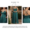 image:imageDavids Bridal Bridesmaid Dresses  The Edit by DB Studio Satin Empire Waist Ball Gown for Women in FullLengthGem
