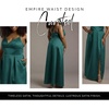 image:imageDavids Bridal Bridesmaid Dresses  The Edit by DB Studio Satin Empire Waist Ball Gown for Women in FullLengthGem