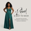image:imageDavids Bridal Bridesmaid Dresses  The Edit by DB Studio Satin Empire Waist Ball Gown for Women in FullLengthGem
