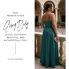 image:imageDavids Bridal Bridesmaid Dresses  The Edit by DB Studio Satin Empire Waist Ball Gown for Women in FullLengthGem