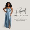 image:imageDavids Bridal Bridesmaid Dresses  The Edit by DB Studio Satin Empire Waist Ball Gown for Women in FullLengthLake
