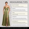 image:imageDavids Bridal Bridesmaid Dresses  The Edit by DB Studio Satin Empire Waist Ball Gown for Women in FullLengthMartini Olive