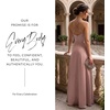 image:imageDavids Bridal Bridesmaid Dresses  The Edit by DB Studio Satin Empire Waist Ball Gown for Women in FullLengthQuartz