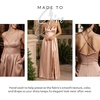 image:imageDavids Bridal Bridesmaid Dresses  The Edit by DB Studio Satin Empire Waist Ball Gown for Women in FullLengthSand