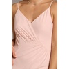 image:imageDavids Bridal Chiffon Cowl Back VNeck Sheath DressCinnamon