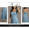 image:imageDavids Bridal Chiffon Ruffle Sheath Dress Elegant Cocktail Dress for Wedding Guest and Formal EventsLake