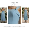 image:imageDavids Bridal Chiffon Ruffle Sheath Dress Elegant Cocktail Dress for Wedding Guest and Formal EventsLake