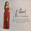 image:imageDavids Bridal Chiffon Spaghetti Strap ALine Dress with SlitDusty Sage