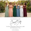 image:imageDavids Bridal Chiffon Spaghetti Strap ALine Dress with SlitDusty Sage