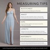 image:imageDavids Bridal Chiffon Spaghetti Strap ALine Dress with SlitLake