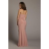 image:imageDavids Bridal Jersey Sheath Dress with Asymmetrical StrapsDusty Blue