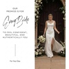 image:imageDavids Bridal Matte Satin Draped Sheath Tank Wedding DressSoft White