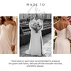 image:imageDavids Bridal OfftheShoulder Billow Sleeve Wedding DressSoft White