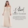 image:imageDavids Bridal OfftheShoulder Billow Sleeve Wedding DressSoft White