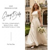 image:imageDavids Bridal Satin ALine Open Back Wedding DressIvory