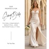 image:imageDavids Bridal Sculpting Satin Corset Mermaid Wedding DressSoft White
