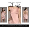 image:imageDavids Bridal Sleeveless Bow Detail Satin Mini DressBallet