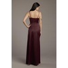 image:imageDavids Bridal Stretch Satin Basque Waist Sheath DressDusty Blue