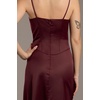 image:imageDavids Bridal Stretch Satin Basque Waist Sheath DressDusty Sage