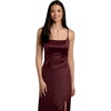 image:imageDavids Bridal Stretch Satin Basque Waist Sheath DressGem