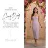 image:imageDavids Bridal Studio Ruched Empire Mesh Sheath Midi Dress in Iris Elegant Cocktail Dress for Weddings and Formal EventsIris