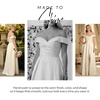 image:imageDavids Bridal The Edit Off Shoulder Satin Ball Gown Wedding Dress in IvoryIvory