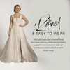 image:imageDavids Bridal The Edit Square Neck Tulle and Lace Ball Gown Wedding DressSoft White