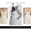 image:imageDavids Bridal The Edit Square Neck Tulle and Lace Ball Gown Wedding DressSoft White