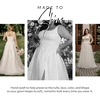 image:imageDavids Bridal The Edit Square Neck Tulle and Lace Ball Gown Wedding DressSoft White
