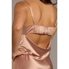 image:imageDavids Bridal The Edit Studio Charmeuse Spaghetti Strap Sheath Dress Satin Cocktail DressEucalyptus