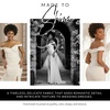 image:imageDavids Bridal The Edit Studio Corset Bodice Lace Off The Shoulder A Line Wedding Dress with Side SlitSoft White