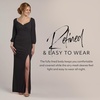 image:imageDavids Bridal The Edit Studio Mesh Billow Sleeve Sheath Dress Elegant Formal Dress for Wedding GuestPetal