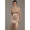 image:imageDavids Bridal The Edit Studio Satin ALine Dress with Cutouts Womens Formal DressLake