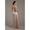 image:imageDavids Bridal The Edit Studio Satin ALine Dress with Cutouts Womens Formal DressSand