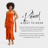 image:imageDavids Bridal The Edit by DB Studio Strapless Charmeuse Sheath Dress with ScarfCinnamon