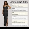 image:imageDavids Bridal Wedding Guest Dress  Jersey Cowl Neck Cross Back SheathBlack