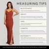 image:imageDavids Bridal Wedding Guest Dress  Jersey Cowl Neck Cross Back SheathCinnamon