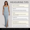 image:imageDavids Bridal Wedding Guest Dress  Jersey Cowl Neck Cross Back SheathDusty Blue