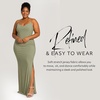 image:imageDavids Bridal Wedding Guest Dress  Jersey Cowl Neck Cross Back SheathJuniper
