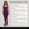 image:imageDavids Bridal Wedding Guest Dress  Jersey Cowl Neck Cross Back SheathPlum