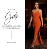 image:imageDavids Bridal Wedding Guest Dress  Jersey Cowl Neck Cross Back SheathSienna