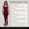 image:imageDavids Bridal Wedding Guest Dress  Jersey Cowl Neck Cross Back SheathWine