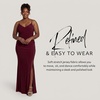 image:imageDavids Bridal Wedding Guest Dress  Jersey Cowl Neck Cross Back SheathWine