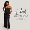 image:imageDavids Elegant Crepe Sculpted Neckline Sheath Maxi Gown Sleeveless Silhouette with High Slit Tailored Back ZipperBlack