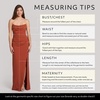 image:imageDavids Elegant Crepe Sculpted Neckline Sheath Maxi Gown Sleeveless Silhouette with High Slit Tailored Back ZipperCinnamon