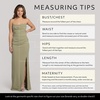 image:imageDavids Elegant Crepe Sculpted Neckline Sheath Maxi Gown Sleeveless Silhouette with High Slit Tailored Back ZipperEucalyptus