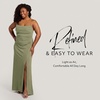 image:imageDavids Elegant Crepe Sculpted Neckline Sheath Maxi Gown Sleeveless Silhouette with High Slit Tailored Back ZipperEucalyptus