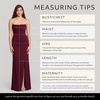 image:imageDavids Elegant Crepe Sculpted Neckline Sheath Maxi Gown Sleeveless Silhouette with High Slit Tailored Back ZipperWine
